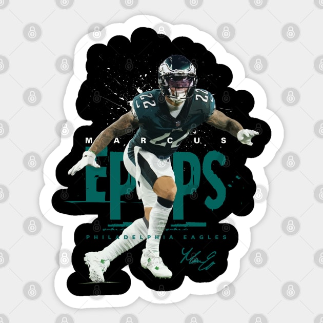 Marcus Epps Sticker by Juantamad